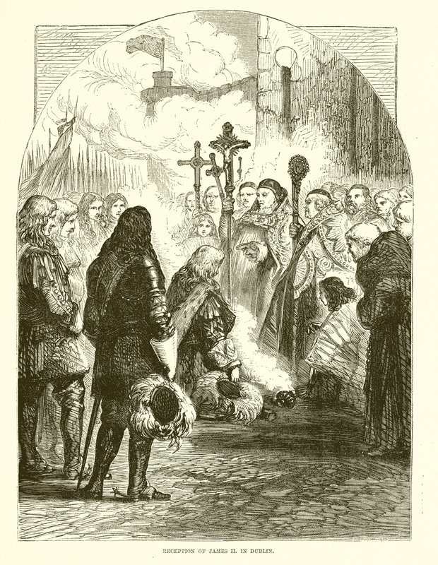Recepção de James II. Em Dublin de English School