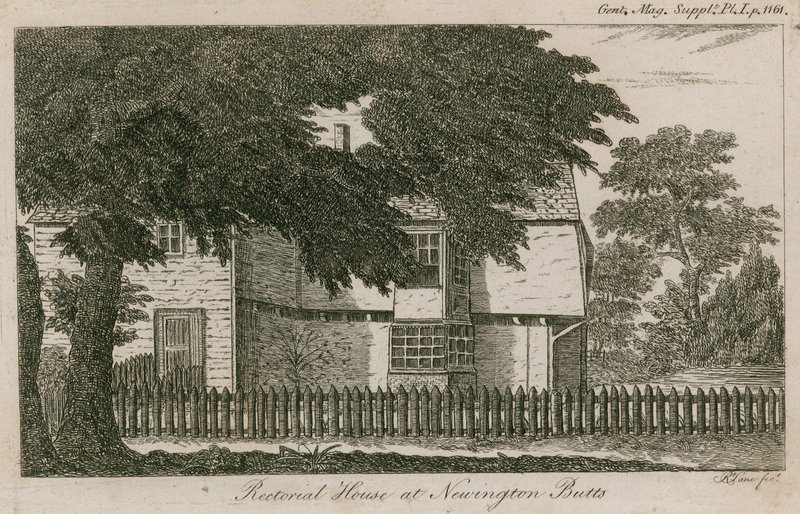 Casa Rectorial em Newington Butts, Southwark, Londres de English School