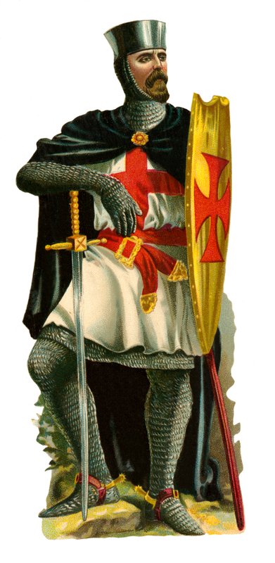 Cavaleiro da Cruz Vermelha do rei Ricardo I, 1189-1199 de English School