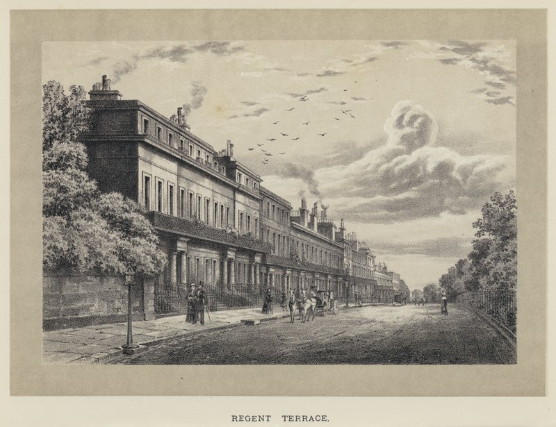 Regent Terrace (gravura) de English School