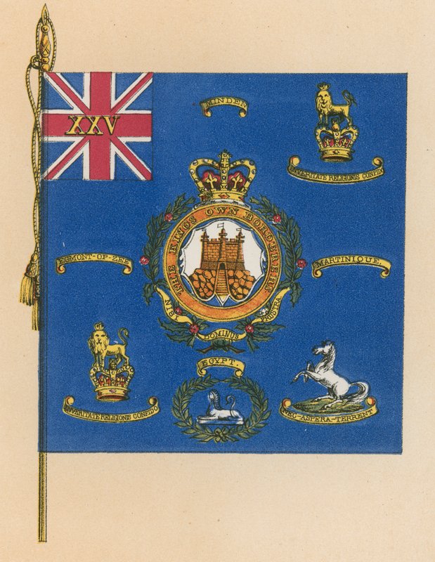 Cores Regimentais do Vigésimo Quinto, ou Fronteiras Próprias do Rei de English School