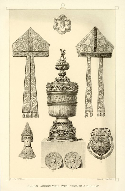 Relíquias associadas com Thomas A Becket de English School
