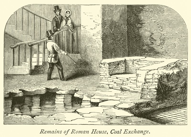 Restos da Casa Romana, Troca de Carvão de English School