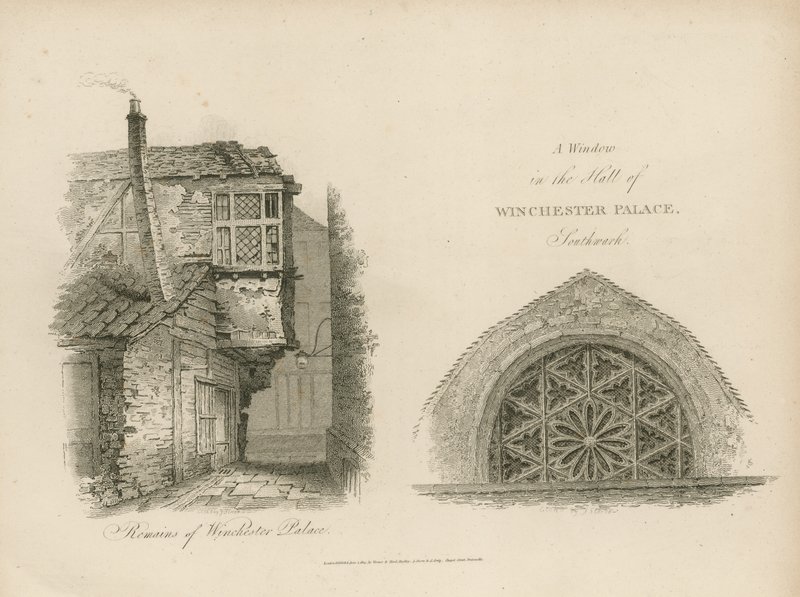 Restos do Palácio de Winchester de English School