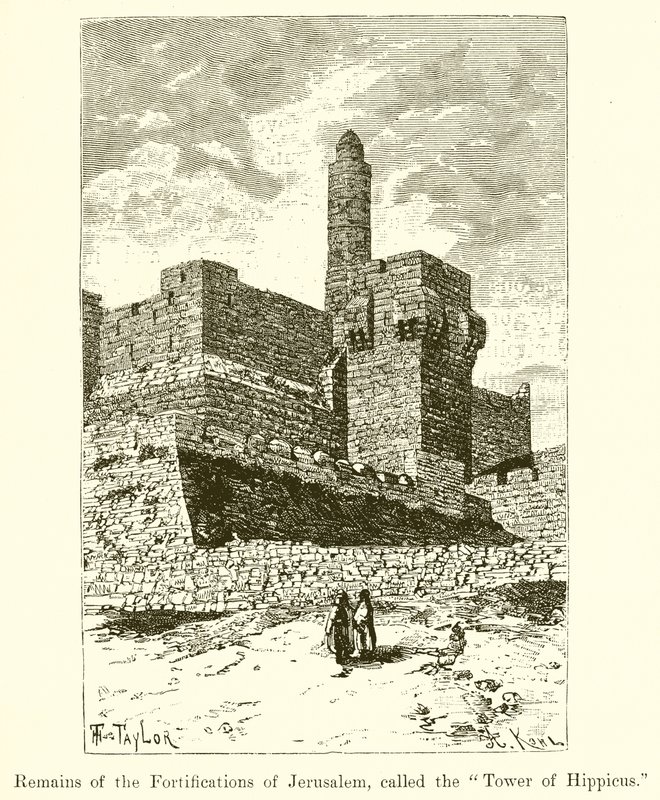 Restos da Fortificação de Jerusalém, Chamados de Torre de Hippicus de English School