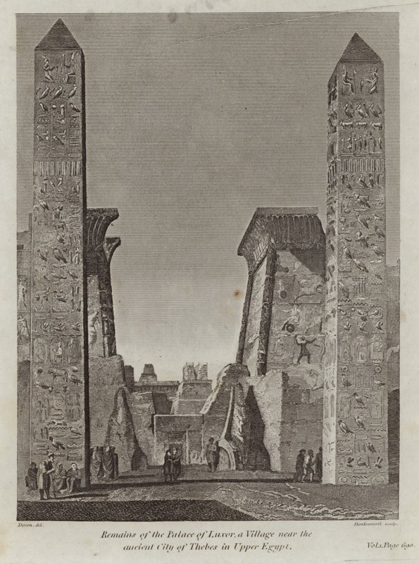 Restos do Palácio de Luxor de English School