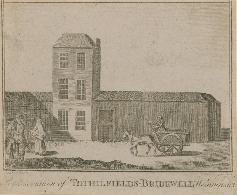 Representação de Tothill Fields Bridewell de English School