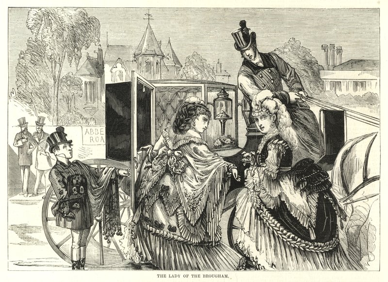 Representative Derby Women: A dama do brougham de English School