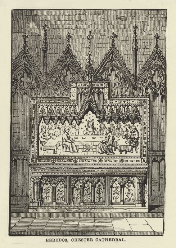 Reredos, Catedral de Chester de English School