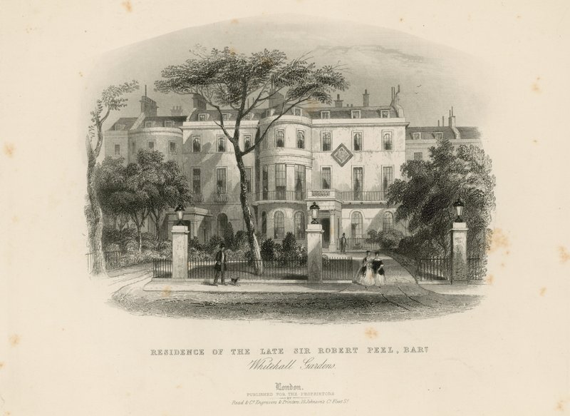 Residência do falecido Sir Robert Peel de English School