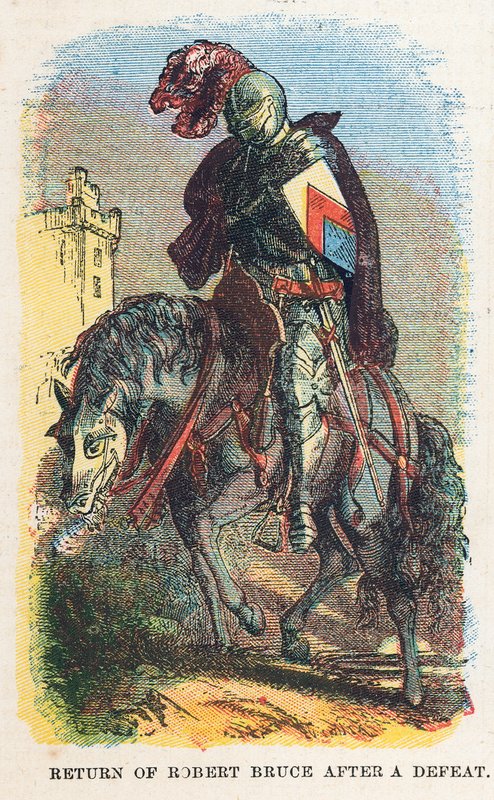 Retorno de Robert Bruce após uma derrota de English School