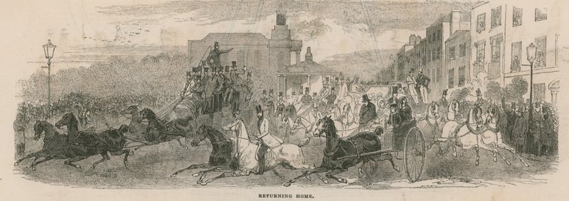 Voltando para casa depois da Epsom: Kennington Turnpike de English School