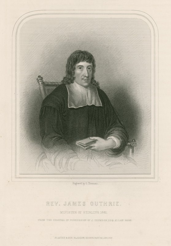 Rev. James Guthrie, Ministro de Stirling, 1661 de English School