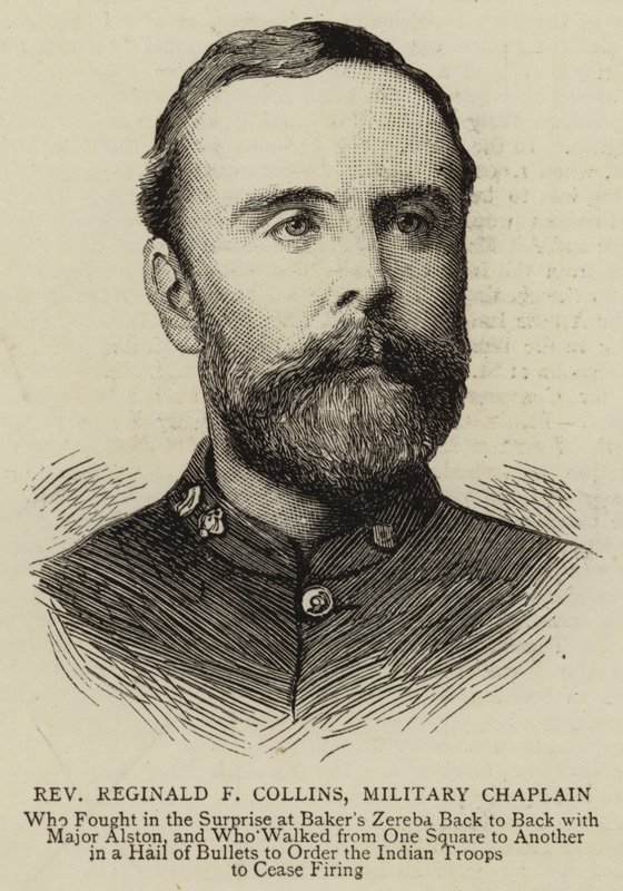 Reverendo Reginald F Collins, Capelão Militar (gravura) de English School