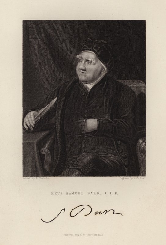 Reverendo Samuel Parr de English School