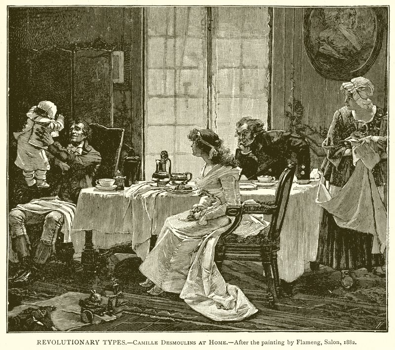 Tipos Revolucionários. Camille Desmoulins em Casa de English School