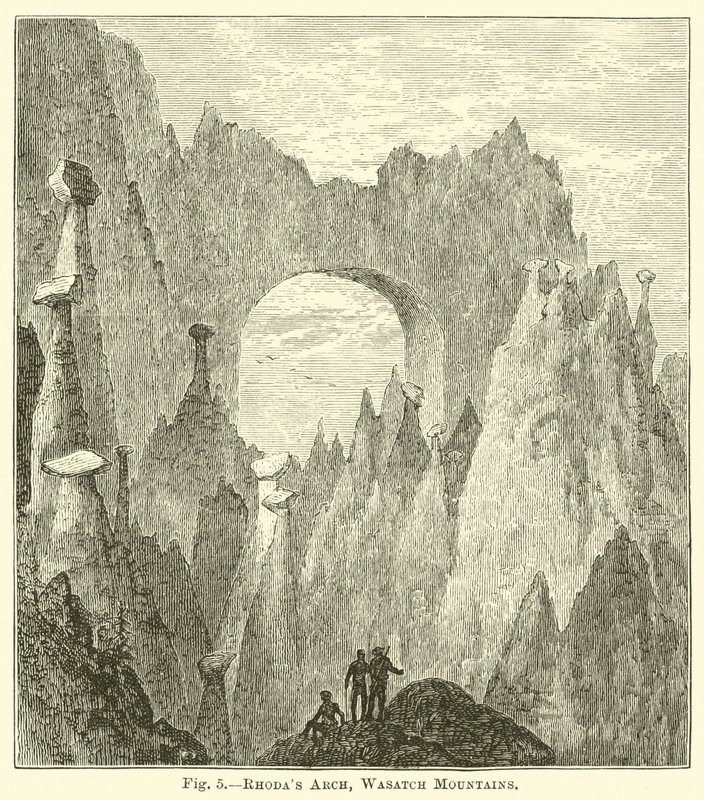 Rhodas Arch, Montanhas Wasatch de English School