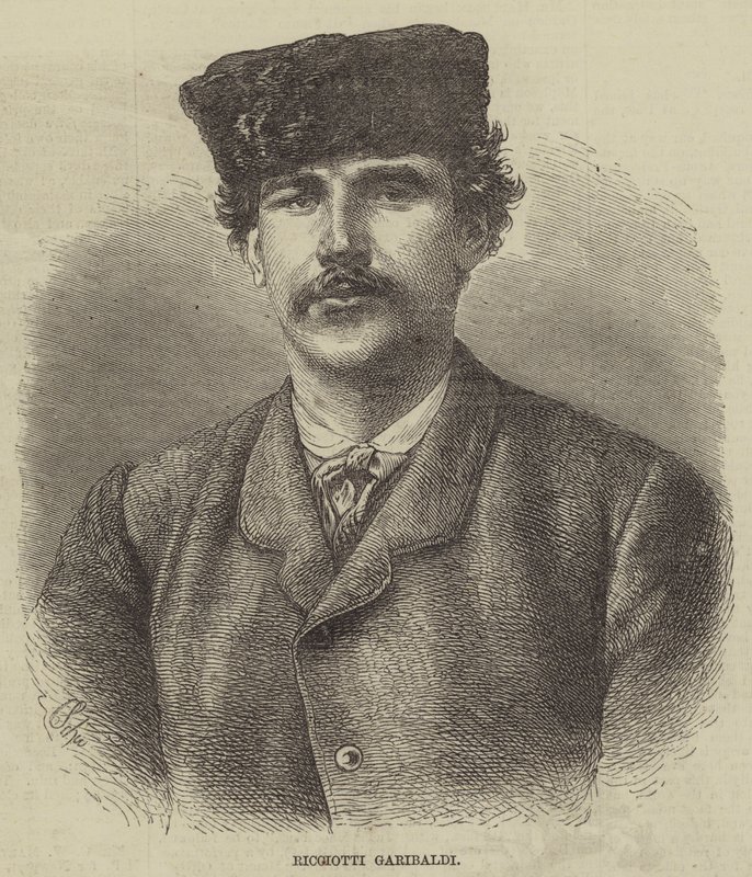 Ricciotti Garibaldi (gravura) de English School