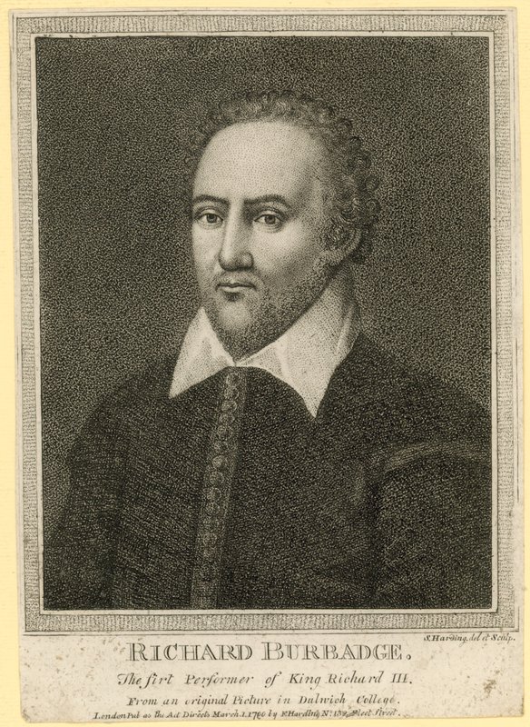 Richard Burbadge, o primeiro intérprete do rei Ricardo III de English School