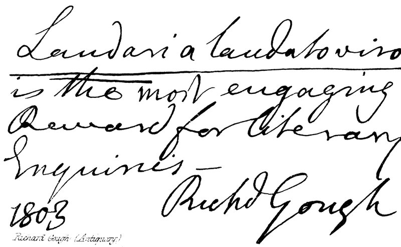 Richard Gough, (Antiquário) de English School