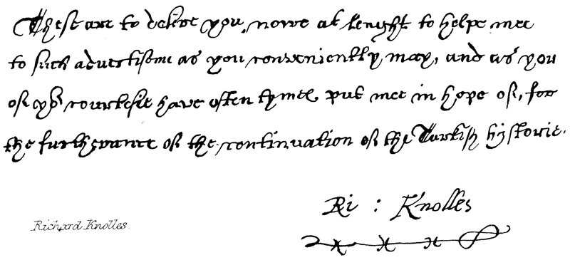 Richard Knolles de English School