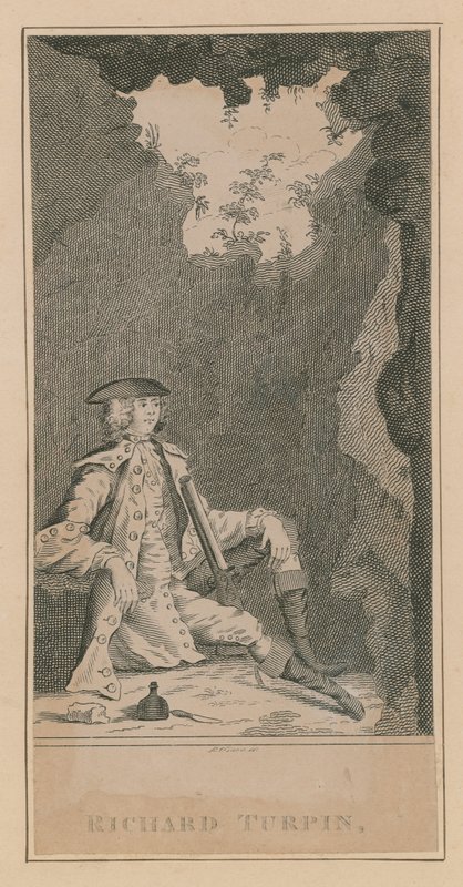 Richard Turpin também conhecido como Dick Turpin, ladrão de estrada de English School