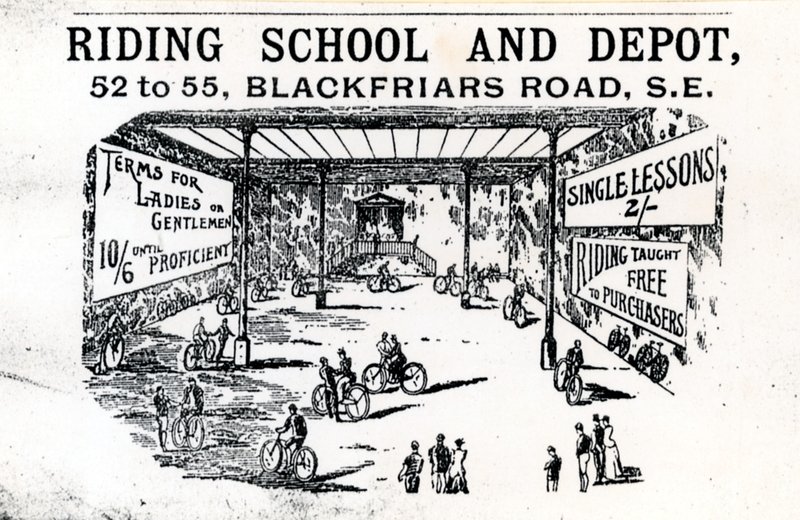 Escola de equitação e depósito, Blackfriars Road de English School