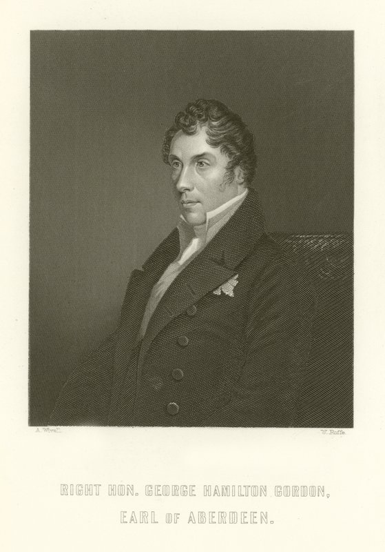 Direito Hon George Hamilton Gordon, Conde de Aberdeen de English School
