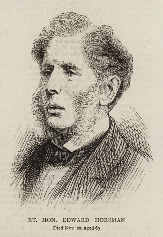 Honorável Edward Horsman (gravura) de English School