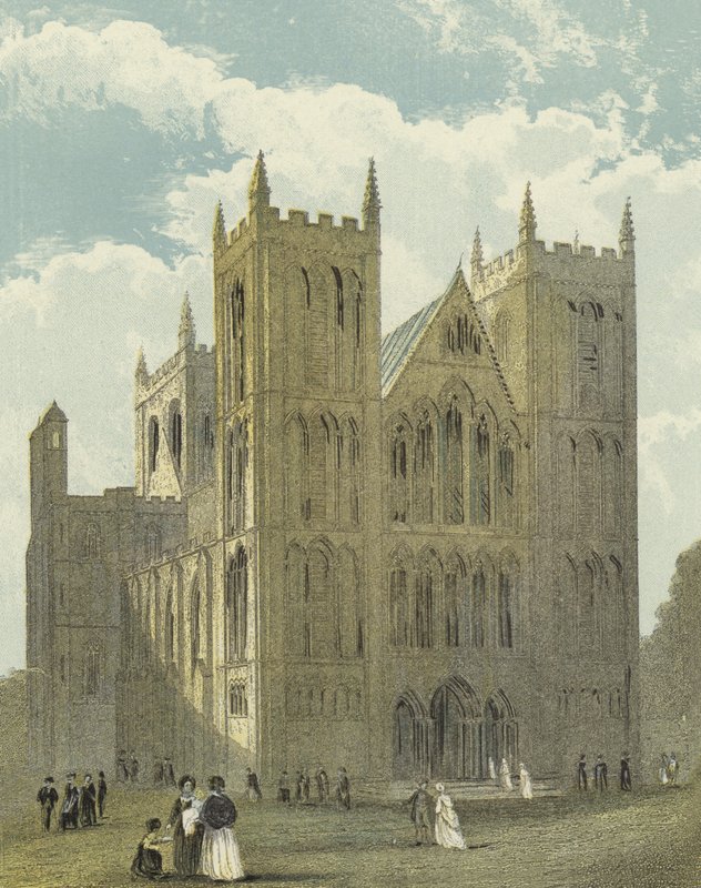 Catedral de Ripon, vista noroeste de English School