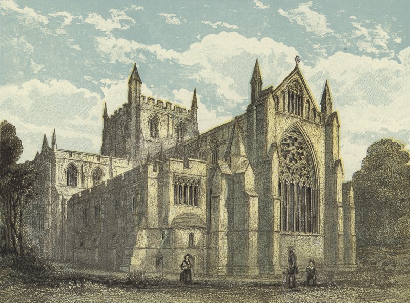 Catedral de Ripon, vista sudeste de English School