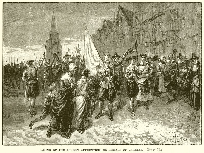 Ascensão dos aprendizes de Londres em nome de Charles de English School