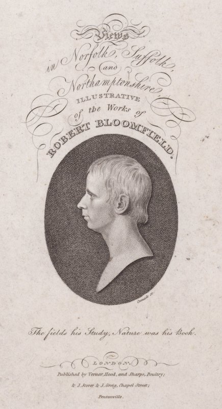 Robert Bloomfield, poeta inglês (gravura) de English School