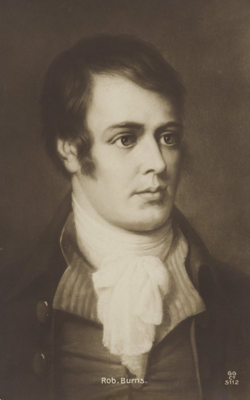 Robert Burns (1759-1796), poeta e letrista escocês de English School