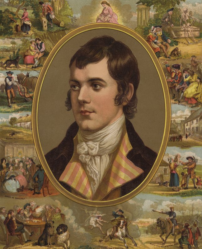 Robert Burns (chromolitho) de English School