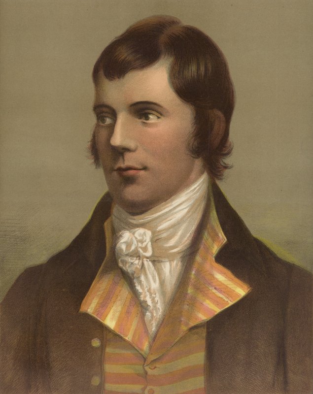 Robert Burns (cromolitografia) de English School