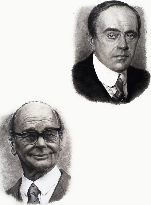 Robert Falcon Scott e Peter Scott de English School