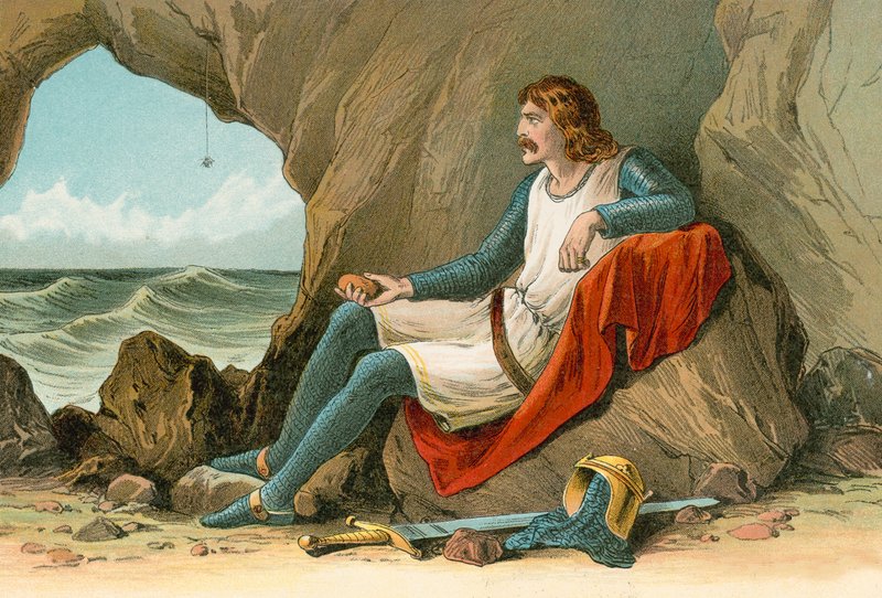 Robert o Bruce e a aranha de English School