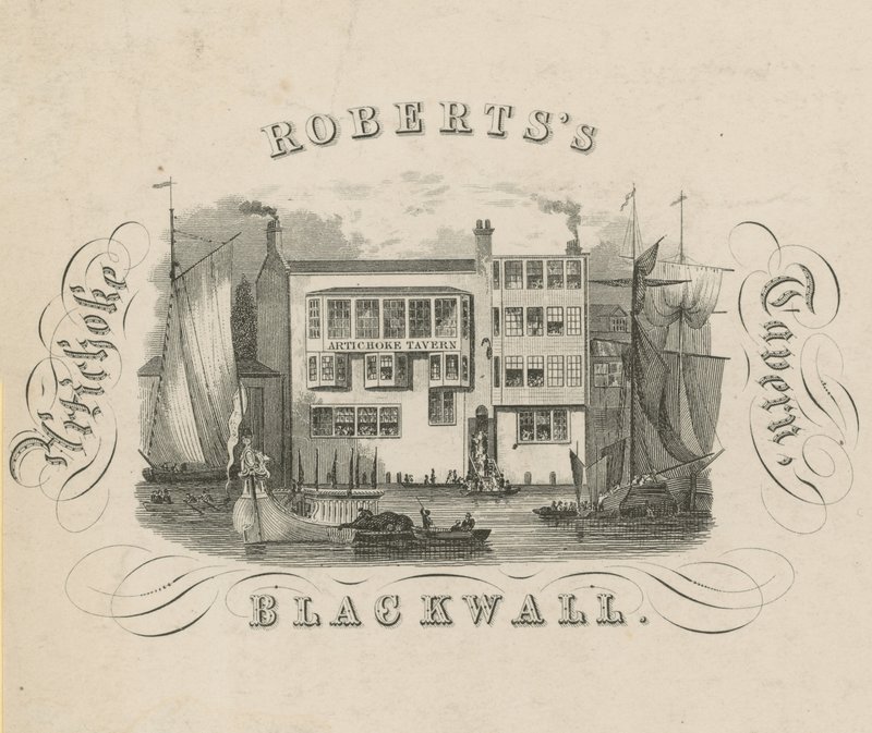 Robertss Artichoke Tavern, Blackwall, Londres de English School