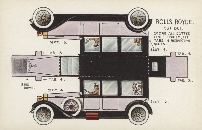 Rolls Royce Cut Out (cor litho) de English School