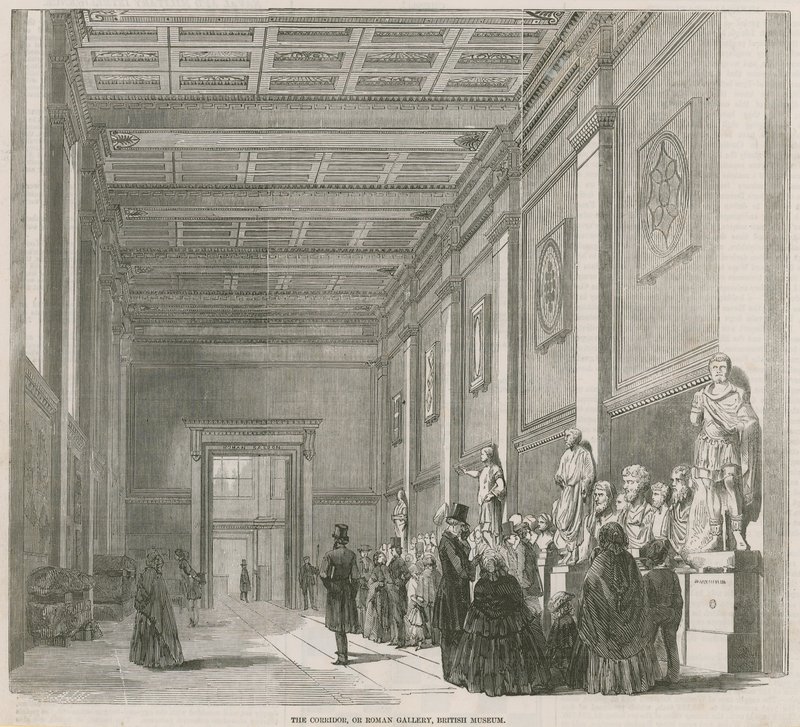 Galeria romana no Museu Britânico de English School