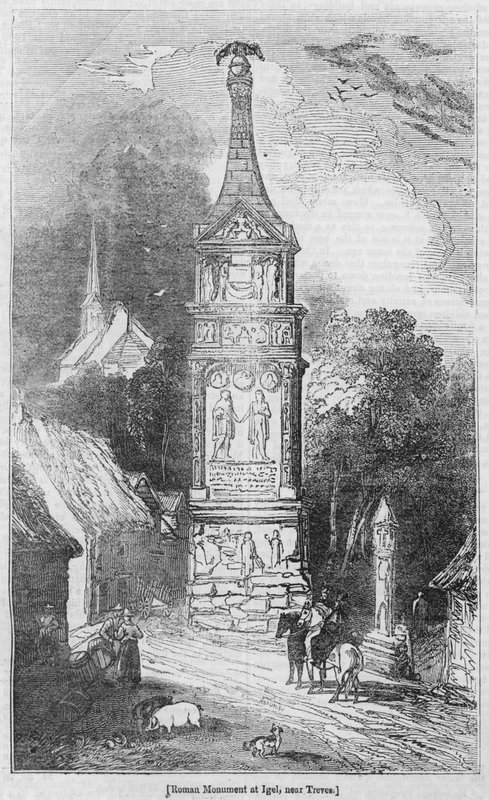 Monumento Romano em Igel, perto de Treves de English School
