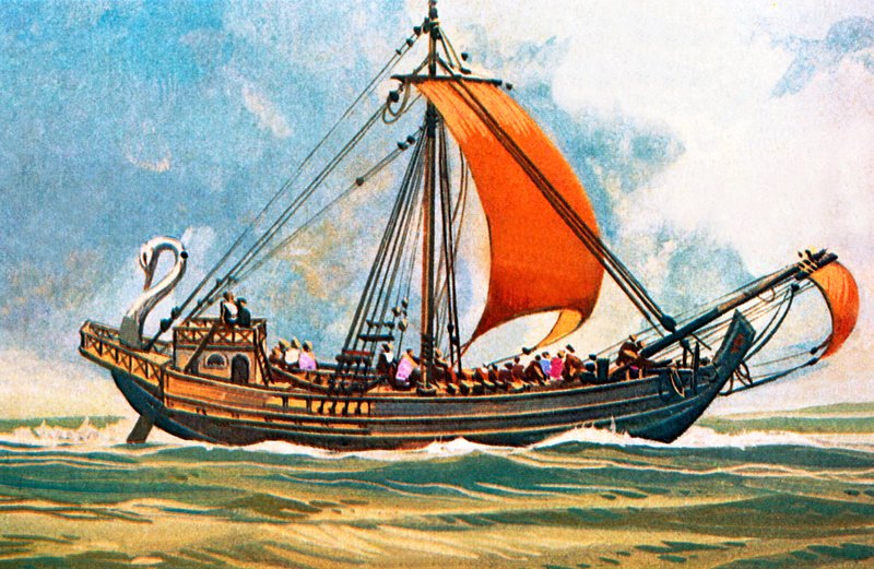 Navio cargueiro romano de English School