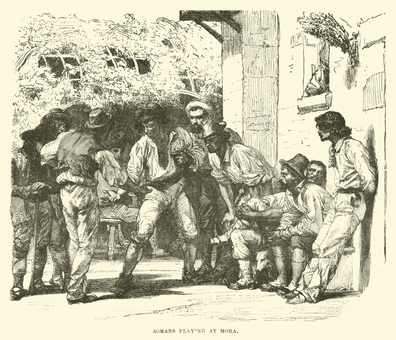 Romanos jogando no Mora de English School