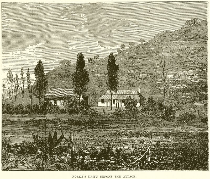 Rorkes Drift antes do ataque de English School