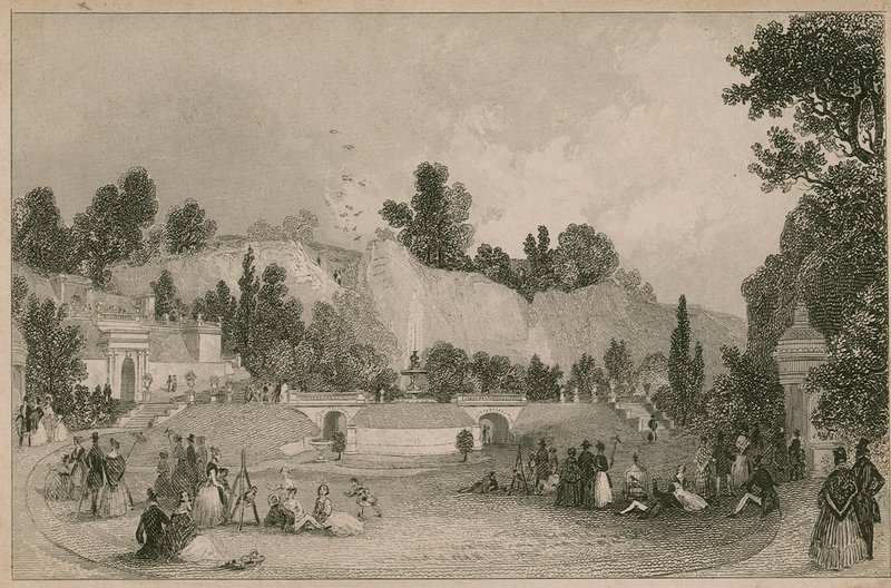 Jardins Rosherville, O Jardim Italiano, Gravesend de English School