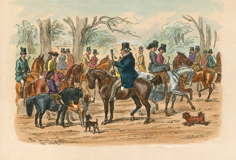 Fila podre, Hyde Park, Londres de English School