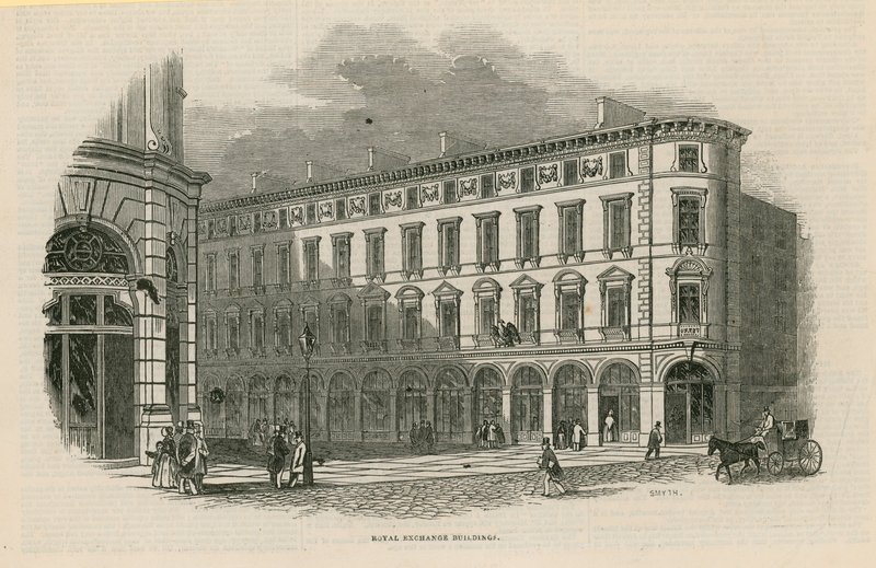 Edifícios de troca real, Londres de English School