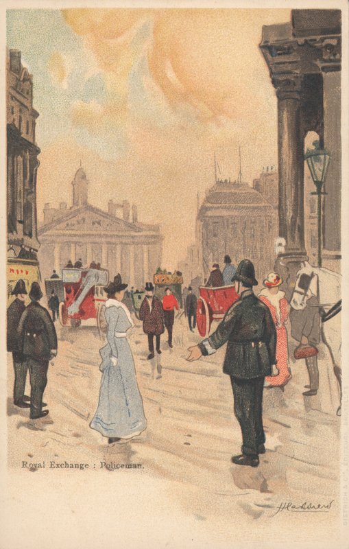Royal Exchange, Londres, Policial de English School