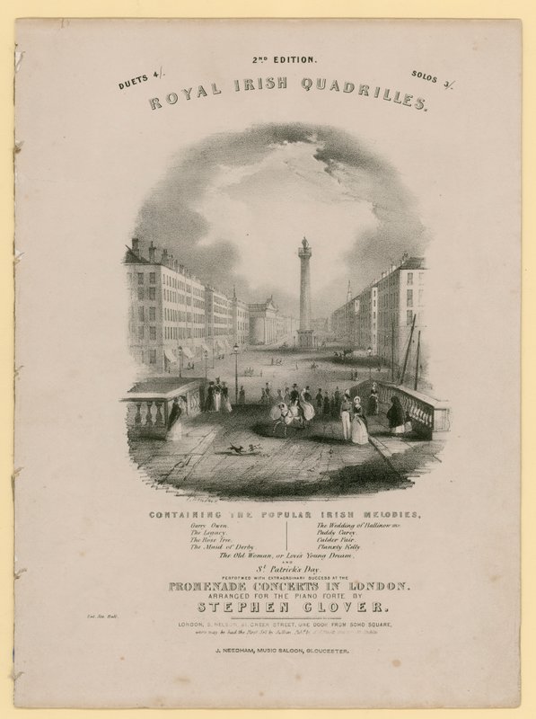 Royal Irish Quadrilles (gravura) de English School